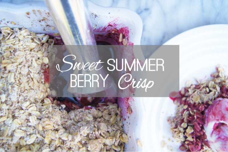 Sweet Summer Berry Crisp Recipe